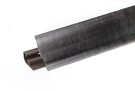 DQ-PP 3m WINKELLEISTE – Beton Dunkel – 23 x 23mm – PVC – Küchenleiste Arbeitsplatte Abschlussleiste Leiste Küche Küchenabschlussleiste Wandabschlussleiste Tischplattenleisten