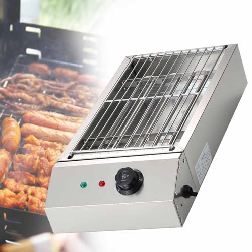 SACLMD Parrilla sin Humo,Parrilla de Barbacoa portátil,Parrilla eléctrica para Interior,Parrilla Interior de Acero sin Humo,Parrilla eléctrica para Interior sin Humo,D280-110V