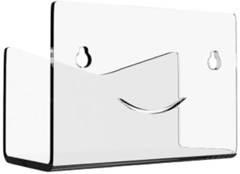 Holdes Briefablage für Wand, klarer Wandordner, Briefsortierer, 15,4 x 6,1 x 2,5 x 10,8 cm, Büro, Esszimmer, Hotel, Schule, Haus