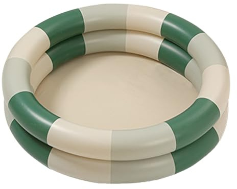 Keenso Kids Outdoor Inflatable Swimming Pool,Inflatable Paddling Pool for Backyard and Garden (Green Stripe), Keensoqytdihe9mn-11