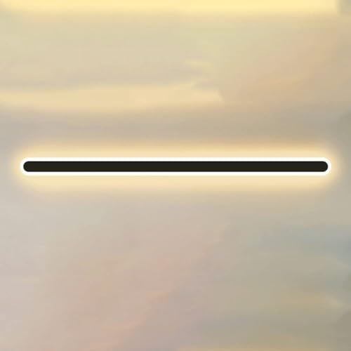 Wandleuchte Innen Wandlampe Minimalistische lange LED-Wandleuchte for den Innenbereich, dimmbare Flur-Wandlampe, lineare Streifen-Wandleuchte, bündige Deckenmontage, Deckenleuchten for Schlafzimmer, W