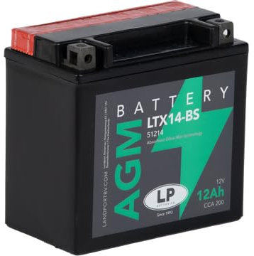 Batería Moto AGM LTX14-BS (12V 12Ah)