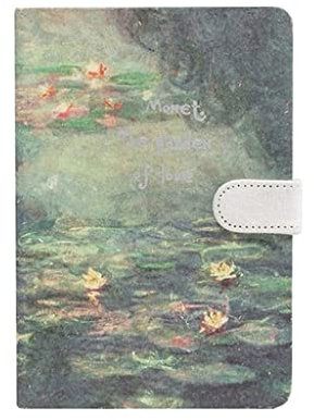 GOOPEEG Notizbuch Nachfüllbar Tagebuch Ölgemälde-Abdeckung, Kreative Verdickung, Handbuch, Plan, Retro-Magnetschnalle, Arbeit, Lernen, Farbe, Seite Hinweis Reisetagebuch Universitäts Notizen(C)