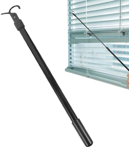 Shade Pulls for Roller Shades | Adjustable Window Shades Draw Rod - Retractable Blind Opener, Lightweight Tilt Pole for Home, Travel