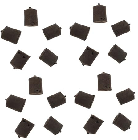 ROMISBABA Lot de 20 Blocs Nutritifs D’Insertion pour Culture Hors Sol, 30x32 Mm, Substrat Poreux Et Perméable, Adapté Jardinage Balcon Et Potager D’intérieur