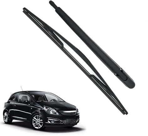 Fmesoo Scheibenwischer Hinten Set,für OPEL Corsa C Auto Heckscheibenwischer Heckscheibenwischerarm Ersatz Wischerblatt Heckwischerarm