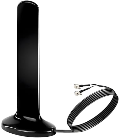 4G LTE 5G Dual TS9 Magnetic Base Antenna for Netgear Nighthawk M7 Pro MR6110 MR6150 MR6500 M6 Pro M5 MR5100 MR5200 M1 MR1100 LB1120 Verizon Hotspots Router, Boosts Home RV Internet, Slinkdsco