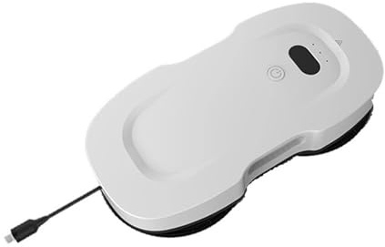 Robot Nettoyeur De Vitres, Réservoir D'eau 40ml, Aspiration 5600Pa, Voix Basse, Nettoyage Des Vitres, Pulvérisation D'eau Automatique, Moto Sans Balais(3122 High Suction)