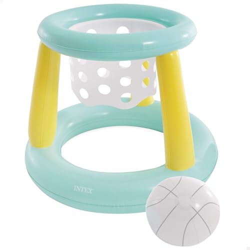 Intex Mega Floating Hoop Aufblasbares Pool Basketball Spiel Alter 6+ Wassersport Spielzeug für Kinder & Familien