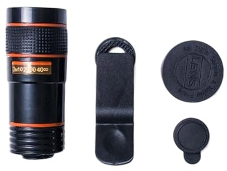 Lente de cámara multiusos pequeño accesorio de fotografía de viaje acrílico y textura ABS adecuado para teléfonos móviles, teléfono, teleobjetivo