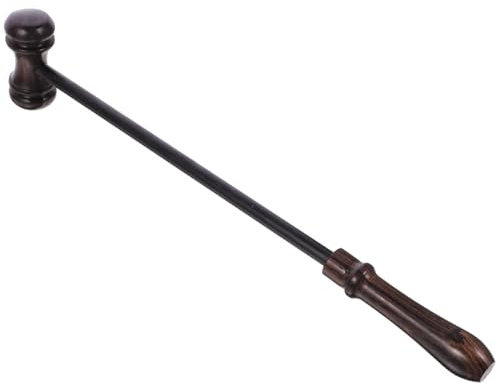 FUNOMOCYA Marteau de Juge Bois Massif Marteau Enchères Portable Outil Pratique pour Avocat Juge de Fonctionnel