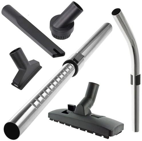Spares2go Telescopic Bent End Rod Handle + Mini Tool Kit for Vytronix BGGC01 CYL01 PET01 VTBC01 Vacuum Cleaner