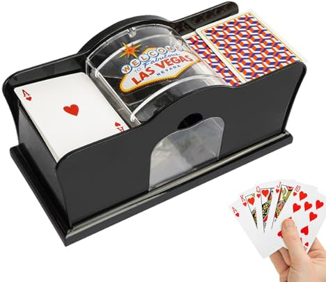 Manuelles Kartenmischen – Handdrehung Hauptfunktion | Leichter Rahmen mit Schlitzeinsatz-Funktion, Spieldeck-Zubehör-Detail, Heimspiel-Versammlungen, Party-Spielunterstützung