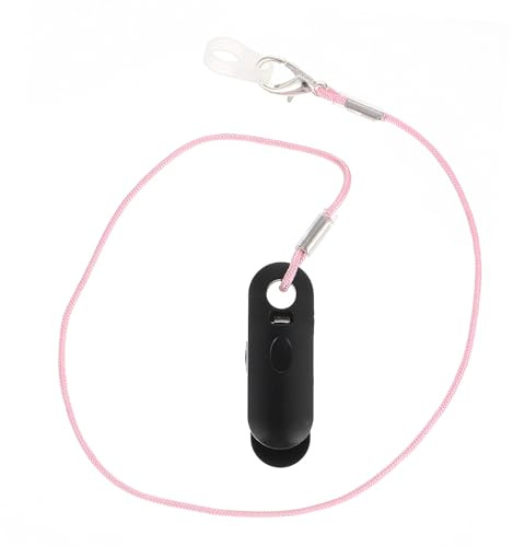 Bte Hörgeräte Anti Verlust Lanyard Tragbar für Senioren und Kinder | Abs Nylon, 1 Satz mit Tragbarem Etui, Rosa, Praktisch und Leicht zu Bedienen