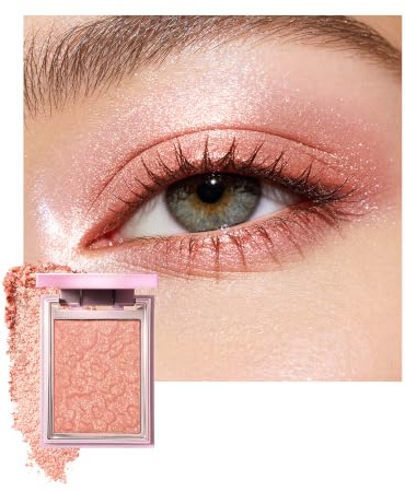 Glitzer Lidschatten Palette,Orange Pink Metallic Eyeshadow Puder für Frauen | Holographic Aurora Holographic Eye Shadow, Highly Pigmented Langanhaltend Liedschaten, Augen Puder Makeup für Frauen-21