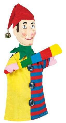 Handpuppe Kasper - echter Holzkopf