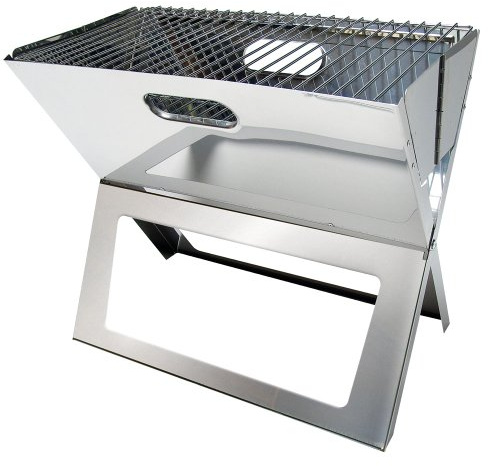 Camp 4 Tom Barbecue charbon Inox Pliable 52 x 52 x 4