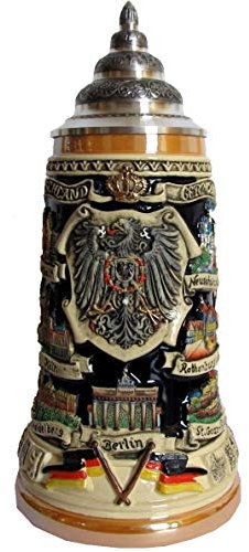 KING Chope de bière allemande Deutschland panorama 0,4 litres