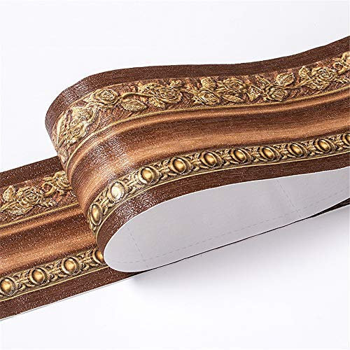 Bordüre Selbstklebend PVC Tapete Aufkleber,Wandtattoo,Wasserdichte Bad Bordüre Stciker,Wandbordüre fur Küche, Badezimmer, Wand Decor (#1)