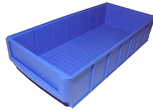 Industrieboxen 400x183x81mm blau Stapelboxen Lagerbehälter Schütte Regalkästen Lagerbox stapelbar Made in Germany 30 Stück
