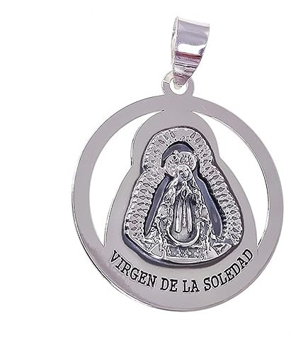 Inmaculada Romero IR Jungfrau der Silsamkeit Silbergesetz 925m Medaille 30 mm. Zeichnungskreis