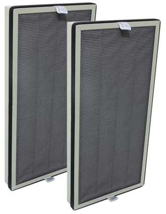 PUREBURG Juego de filtros HEPA de repuesto compatible con purificador de aire Jafända JF888 Jafanda, H13 de filtración de 4 etapas, carbón activado 2 en 1 para limpiar el aire, polvo, VOC, olor, 1