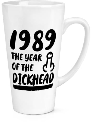 Gift Base Tazza da latte personalizzabile, con scritta Year of the Dickhead, 500 ml