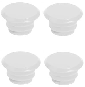 cyclingcolors 4X Fahrrad lenkerstopfen Kunststoff endkappen rennrad Vintage MTN, Weiss