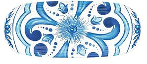 Guzzini - Vassoio rettangolare piccolo in melammina, colori vari, BLUES