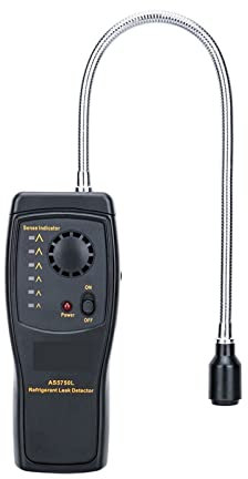 Portable Gas Detector Gas analyzer Freon Gas Leaking Tester CFCs HCFCs HFCs Halogen Freon Gas Detector Refrigerant Air Conditioning Monitor Gas Leak With Data Logging