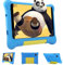 HotLight Tablet para niños Android 13，Tableta Infantil 7 Pulgadas con 5GB RAM 32GB ROM (TF 128GB)，Doble Cámara, Bluetooth, Control Parental, Funda EVA (Azul)