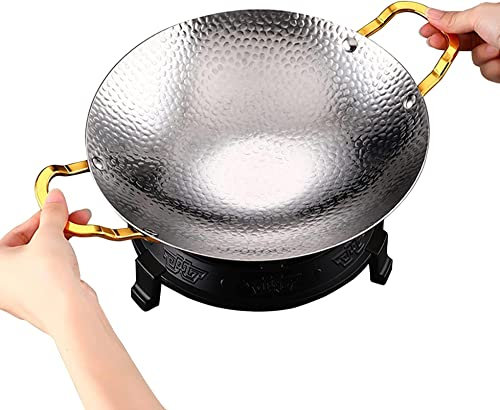 SmPinnaA Chafing Dish Aus Edelstahl Mit Alkoholofen, Kommerzielles Antihaftbeschichtetes Grillplatten-Buffetwärmer-Fondue-Kochgeschirr, Für Küchenbankett-Party-Essbuffet, L,L