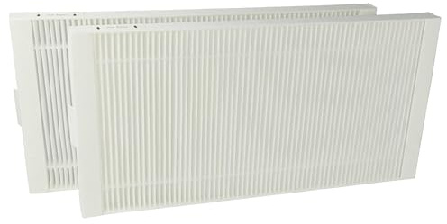 vhbw 2x Pollenfilter kompatibel mit Stiebel-Eltron LWZ 404 Trend Lüftungsgerät - Luftfilter F7 Weiß