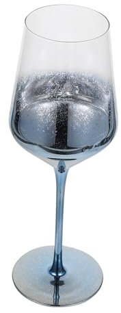 MAGICLULU Iridescent Themed Glassy Goblet Wine Glass for Wedding Anniversary Creative Iridescent Drinking Glasses for Party Glassy Goblet