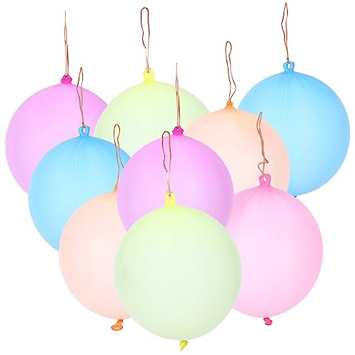 CIMAXIC 30 Pack Punch Balloons Boys and Girls Party Favors Latex Punching Balloons for Birthday Party Bags Party Games Random