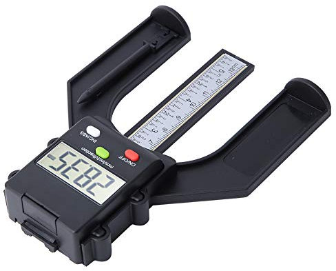 Höhenanzeige, Tiefenmessstisch Sägeklingenhöhe 80mm Magnetic LCD Display Digital Tiefe Gaug Holzbearbeitung Handmesslineer für Genauigkeitsrabatt und Rille