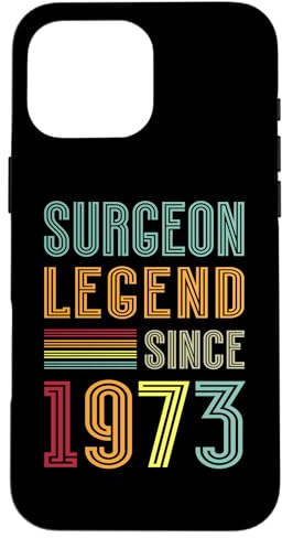 Surgery Legend 1973 53 Years Scalpel 53rd Birthday Surgeon Case for iPhone 16 Pro Max