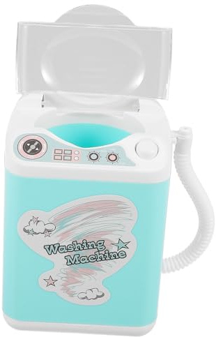 JOINPAYA Mini-Elektro-Waschmaschine Spielzeug Mit Realistischem Design Automatisch Für Make-up-Pinsel- Und Schwammreinigung Sicher Für Mädchen Und Damen