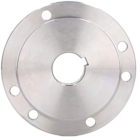 AMONIDA Flangia di Collegamento Durevole con Flangia per Mandrino per Tornio in Acciaio Al Manganese Alta 125 Mm per K11-125 K12- K72 (20MM)