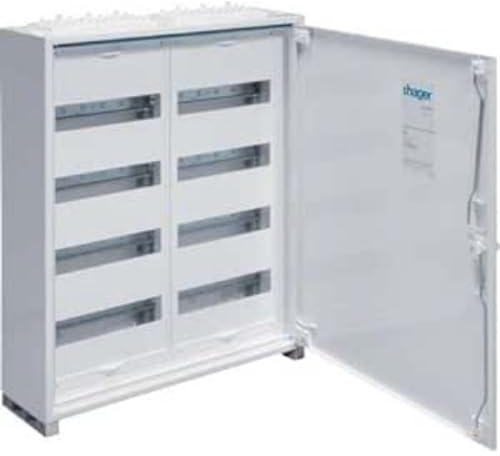 Hager FWB42S Freistehendes Gestell Weiß Rack - Racks (Freistehendes Gestell, Weiß, IP44, Stahl, 550 mm, 161 mm)
