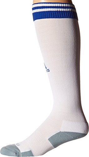 adidas Copa Zone Cushion II Sock, White/Cobalt, Large