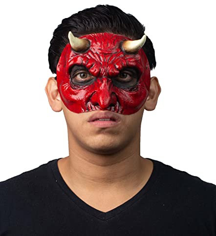 Unbekannt AEC – MAHAL600 – Halbmaske Teufel aus Latex für Erwachsene