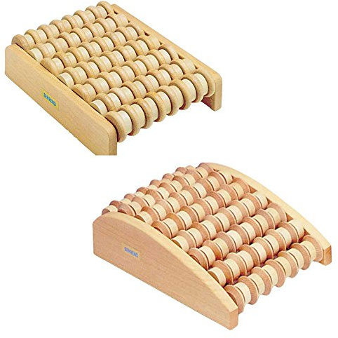 1 X Behrend piede Massage Roller, Roller, MASSAGE ROLLER, Dispositivo di massaggio, Legno, 7 – 8 assi
