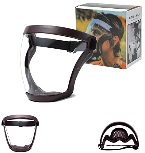Anti-Fog Protective Full Face_Shield, Reusable Super Face Protective Cover, HD Durable Adjustable Face Visor