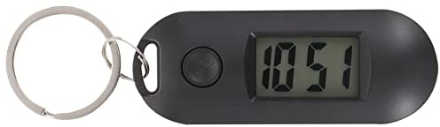 ULTECHNOVO Digital Keychain Watch for Students Portable Led Silent Electronic Watch Key Ring for Backpacks Everyday Carry Compact Pocket