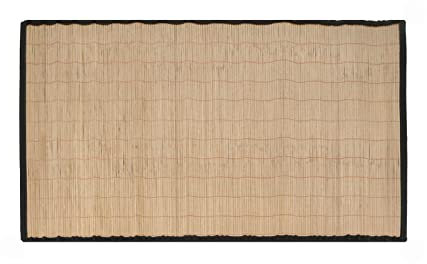 HAC24 Bambusmatte 60 x 90 cm rutschfest Bambus Bad Küche Flur Läufer Teppich Vorleger Küchenteppich Badteppich Fußmatte