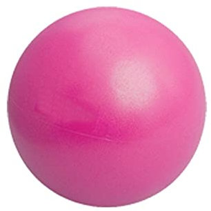 KAYLRE Yoga Ball Explosionsgeschützte mattierte Mini-Pilates Ball Yoga Ball 25cm Fitness-Stroh-Hüftkugeln Yoga-Ball (Size : Pink)