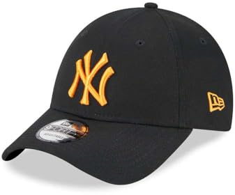 New Era New York Yankees MLB League Essential Black Orange 9Forty Adjustable Cap