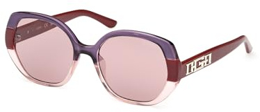 Guess GU7911 Sonnenbrille, Damen, Bordeaux/Other (mehrfarbig), Einheitsgröße