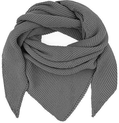 Glamexx24 Damenschal Herrenschal Dreieckstuch Halstuch damen Warmer Strickschal in viele Farben aus Italien Weicher angenehm zu tragen